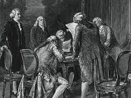 The Treaty of Paris is signed by the United States and Great Britain