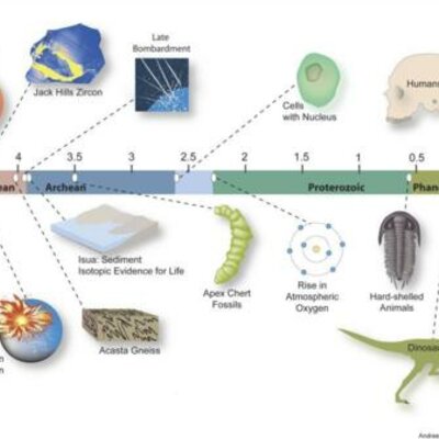 Timeline: LES ETAPES DE LA FORMACIÓ DE LA TERRA