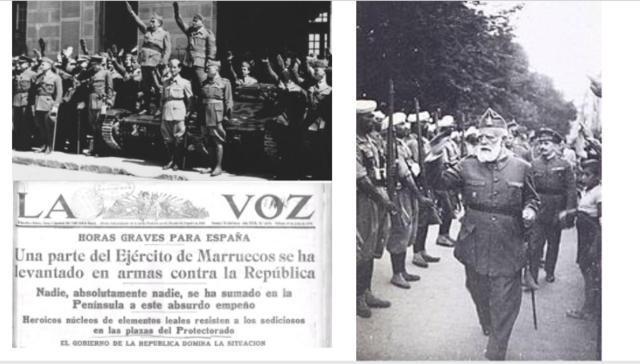 La sublevación de 1936