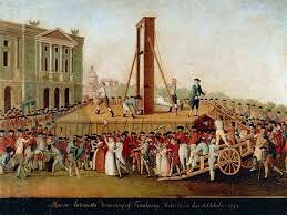 Execution of King Louis XVI and Marie Antoinette