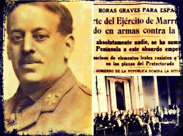 “Sanjurjada” (golpe de estado del General Sanjurjo): sublevación militar en Sevilla.