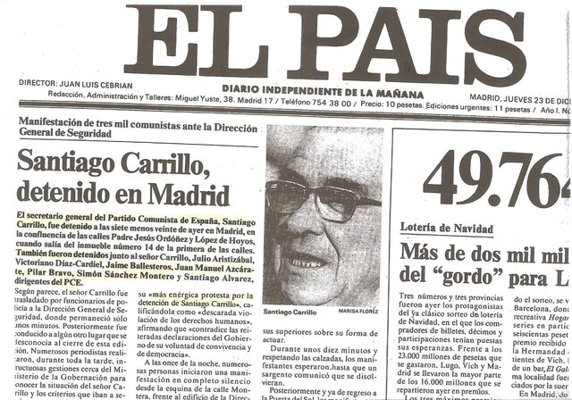 Detenció de Santiago Carrillo