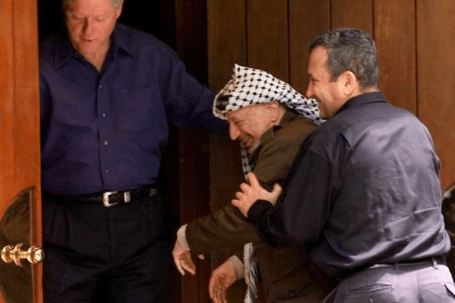 vredesoverleg Barak-Arafat mislukt