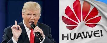 DONALD TRUMP CON EL ESTUDIO BETA HUAWEI.