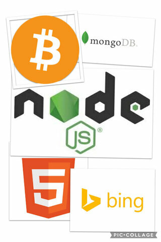 Aparece jodejs y aparece el buscador Bing de Microsoft y bitcoin