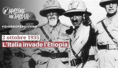 L'Italia fascista invade, conquista e si annette l'Etiopia