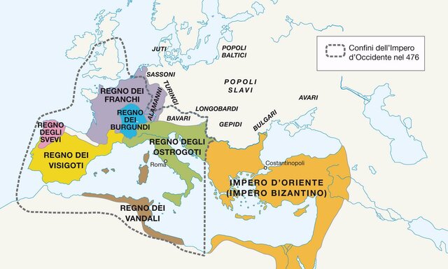 Crollo Impero romano d'Occidente