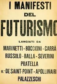 Manifesto del futurismo _ Filippo Tommaso Marinetti