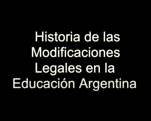 Historia de las Leyes Educativas en Argentina