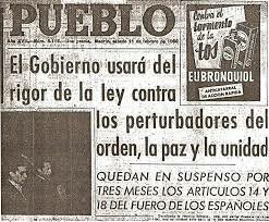 Revuelta de estudiantes en Madrid