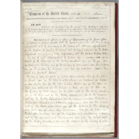 Indian Appropriations Act (1871)