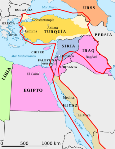 Disolución del imperio Otomano