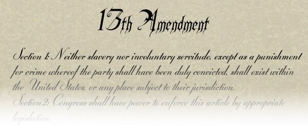 13th Amendment