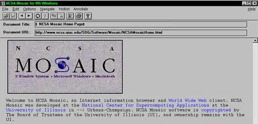 MOSAIC - WEB BROWSER