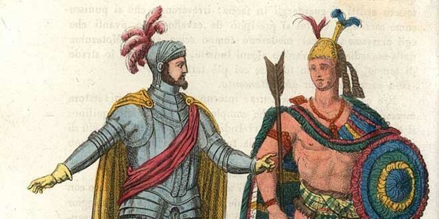 Moctezuma fue prisionero de cortés