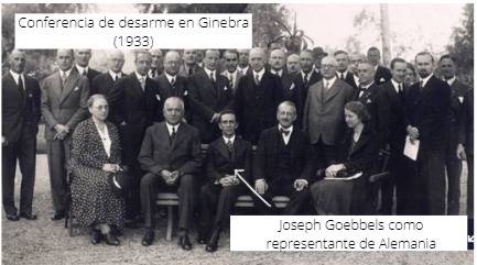 salida de Alemania de la Conferencia de Desarme y la Sociedad de Naciones