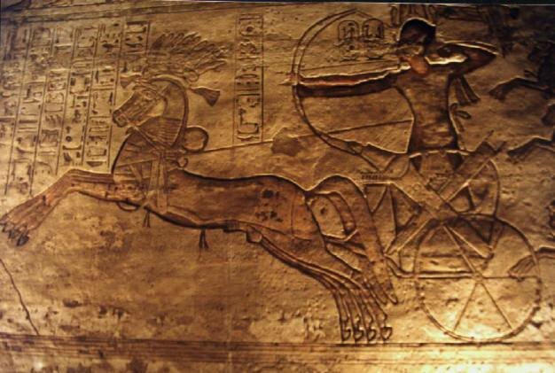 Ramses II rechaza el intento de conquista de los hititas en Qadesh.