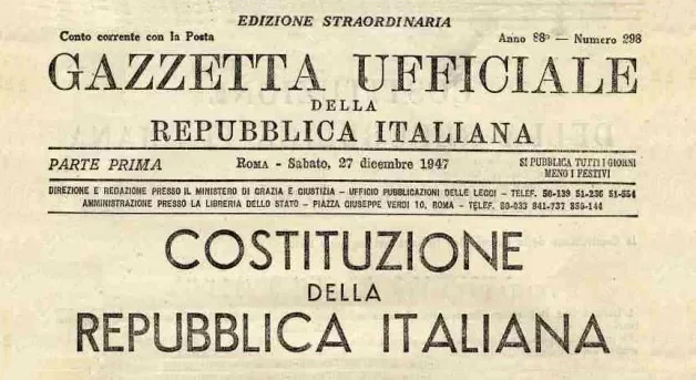 L'ASSEMBLEA COSTITUENTE APPROVA LA COSTITUZIONE