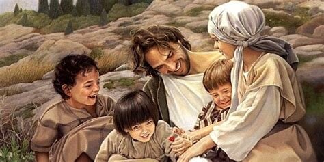 Jesus encounters the children