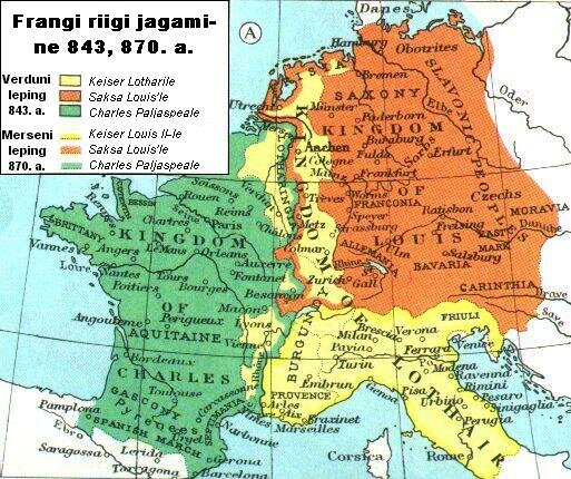 Frangi riigi lagunemine