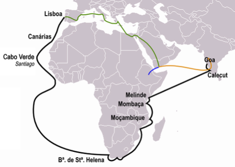 La ruta pel sud d'Àfrica
