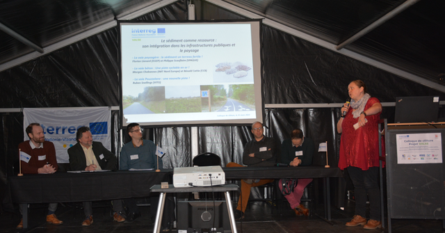 Présentation des résultats du suivi de la butte paysagère au colloque de clôture du projet VALSE