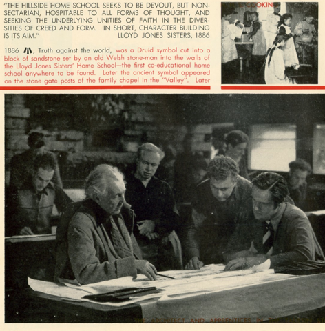 Frank opens up his home for young architects to study with him, creating the Taliesin Fellowship.