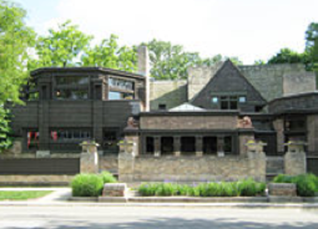 Wright and his family move closer to his work area, and he redesigns his house with a new studio.