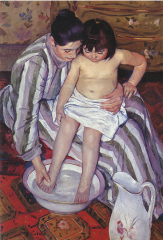 Cassatt, Le Bain
