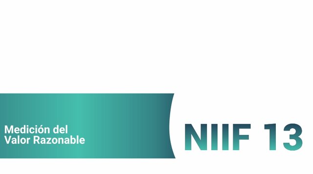 Publicación de la NIIF 13.