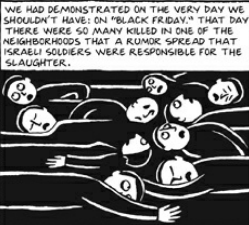 Marjane and Mehri attend a demonstration