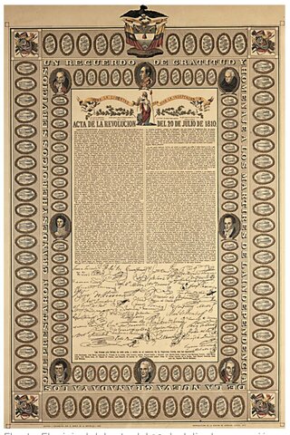 Acta de Independencia del 20 de julio