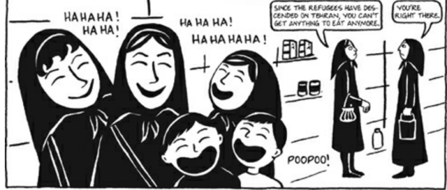 Refugee streams to Teheran