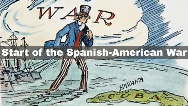 U.S. declares war on Spain
