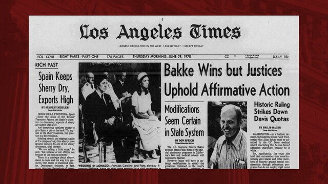 Regents of the University of California v Bakke