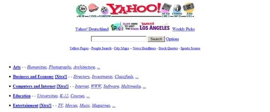 SEARCH ENGINE - YAHOO