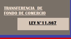 Timeline: TRABAJO PRÁCTICO N° 8 - TRANSFERENCIA DE FONDO DE COMERCIO