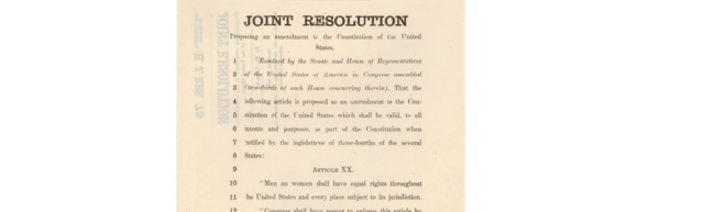 Equal Rights Amendment