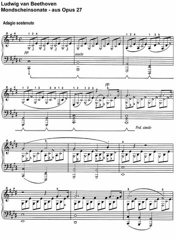 Klaviersonate Nr. 14 op. 27 Nr. 2 (Beethoven)