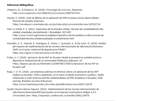 Referencias Bibliográficas