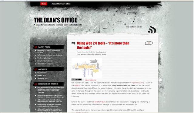 The "Dean's Office" is open!