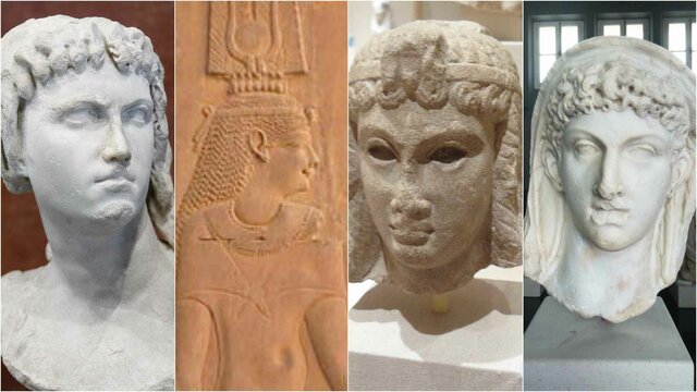 César llega a Egipto y nombra a Cleopatra faraona.