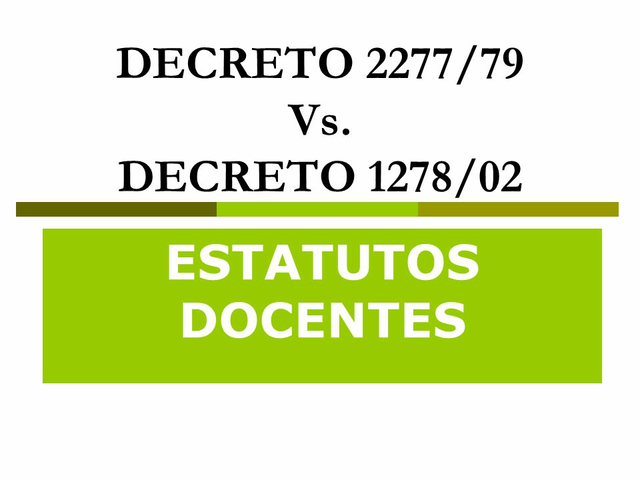 Un triunfo de la lucha gremial- Estatuto docente 2277