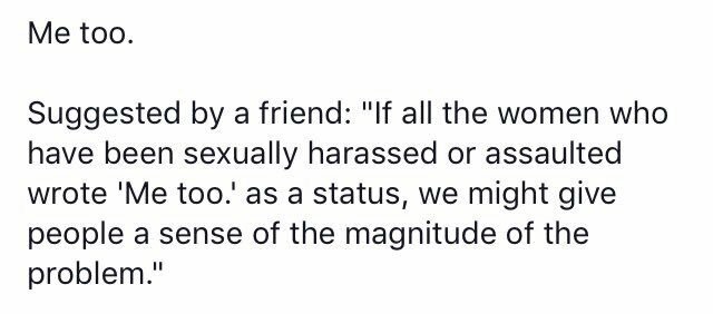 #MeToo Begins Trending on Twitter