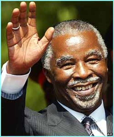 Mbeki president and leader of ANC