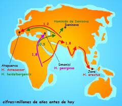 Los humanos se extienden desde África a Eurasia