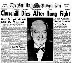 Winston Churchill's death