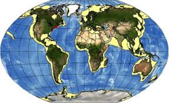 Similarity of shoreline shape noticed