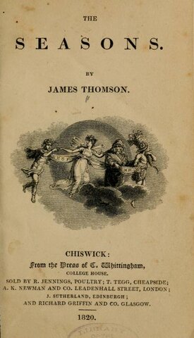 "Seasons" (by James Thomson 1700-1748)