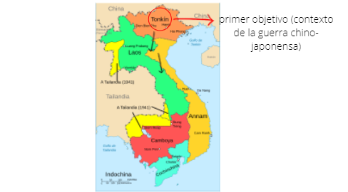 invasión de la Indochina francesa
